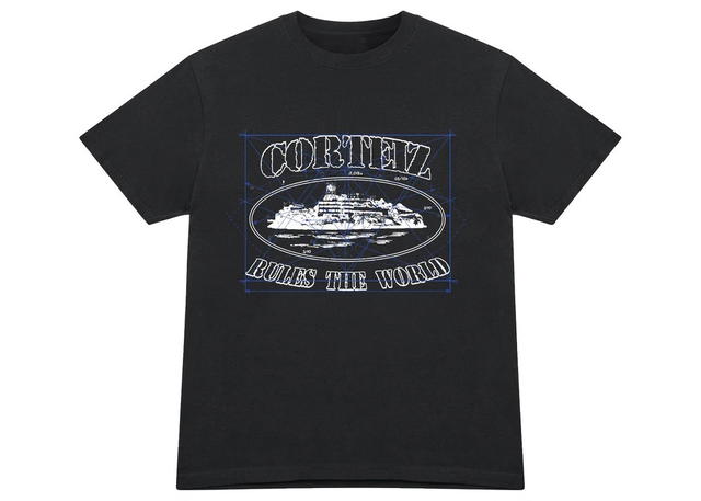Corteiz Corteiz Math Alcatraz Tee Black - view 1