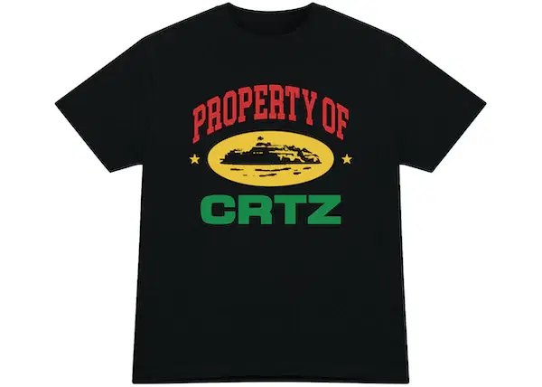 Buy Corteiz Property Of Crtz Carni T-shirt Black at Sasom – Authentic and Ready to Ship