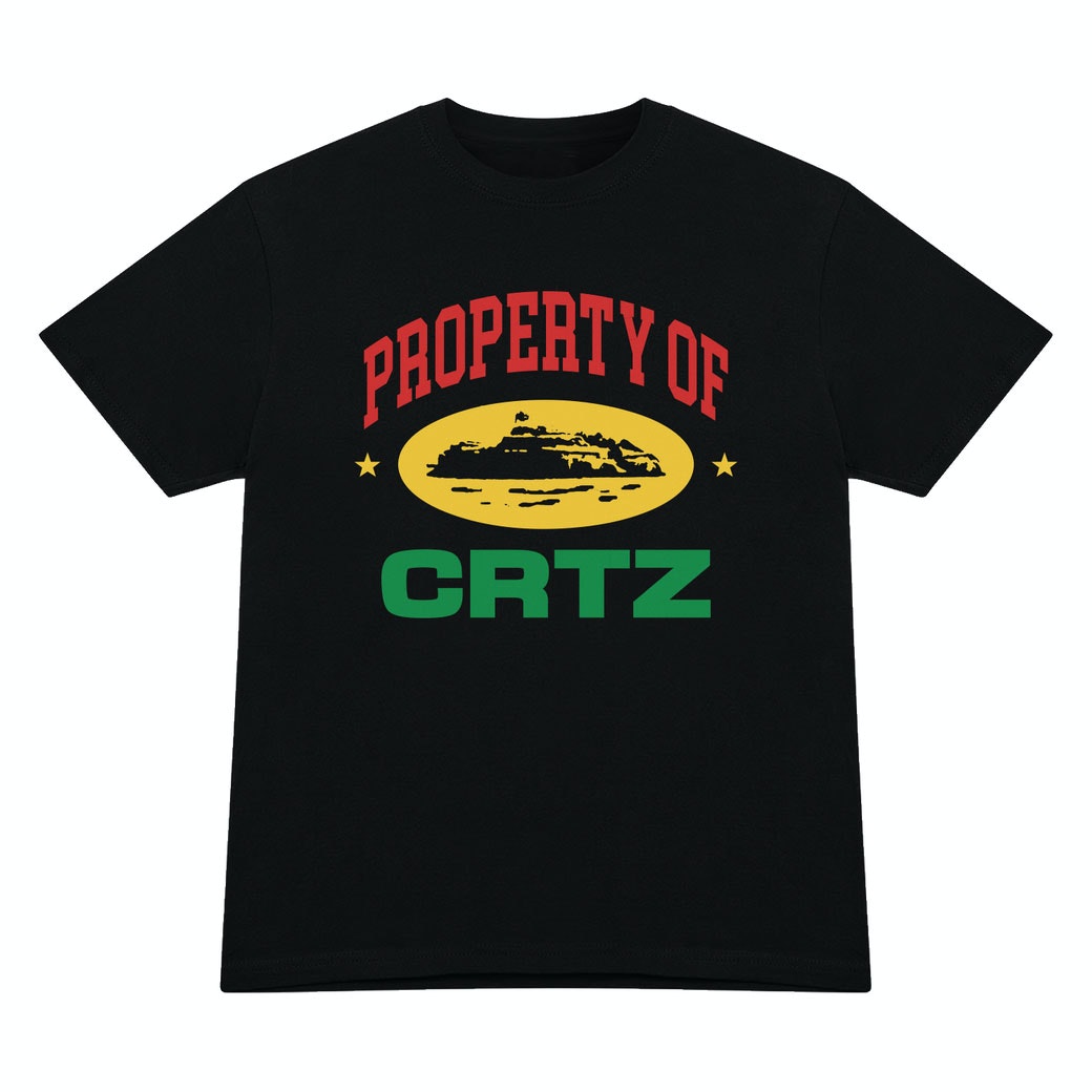 Corteiz Corteiz Property Of Crtz Carni T-shirt Black