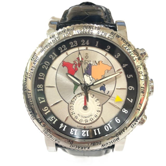 Corum CORUM 983.201.20 Automatic Classical GMT Men's Wristwatch Silver/Black - view 1