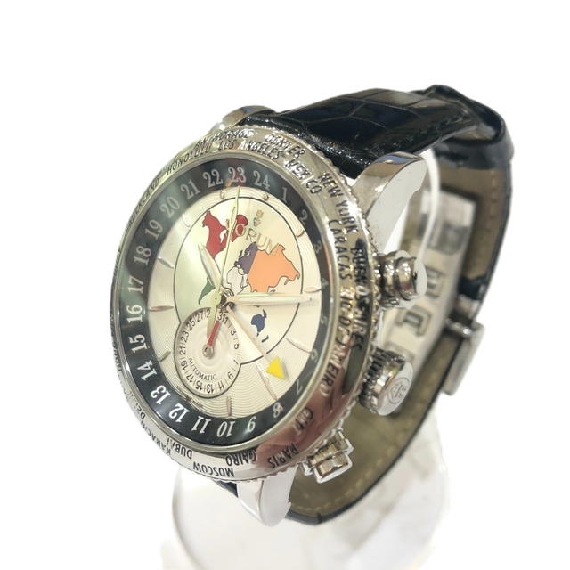 Corum CORUM 983.201.20 Automatic Classical GMT Men's Wristwatch Silver/Black - view 3