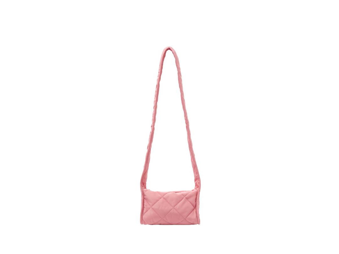 COS COS Mini Diamond-Quilted Crossbody Bag Pink