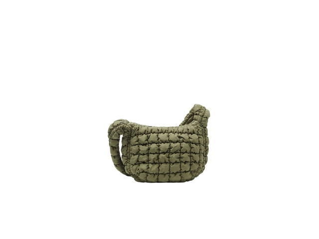 COS COS Quilted Messenger Bag Khaki Green - view 2