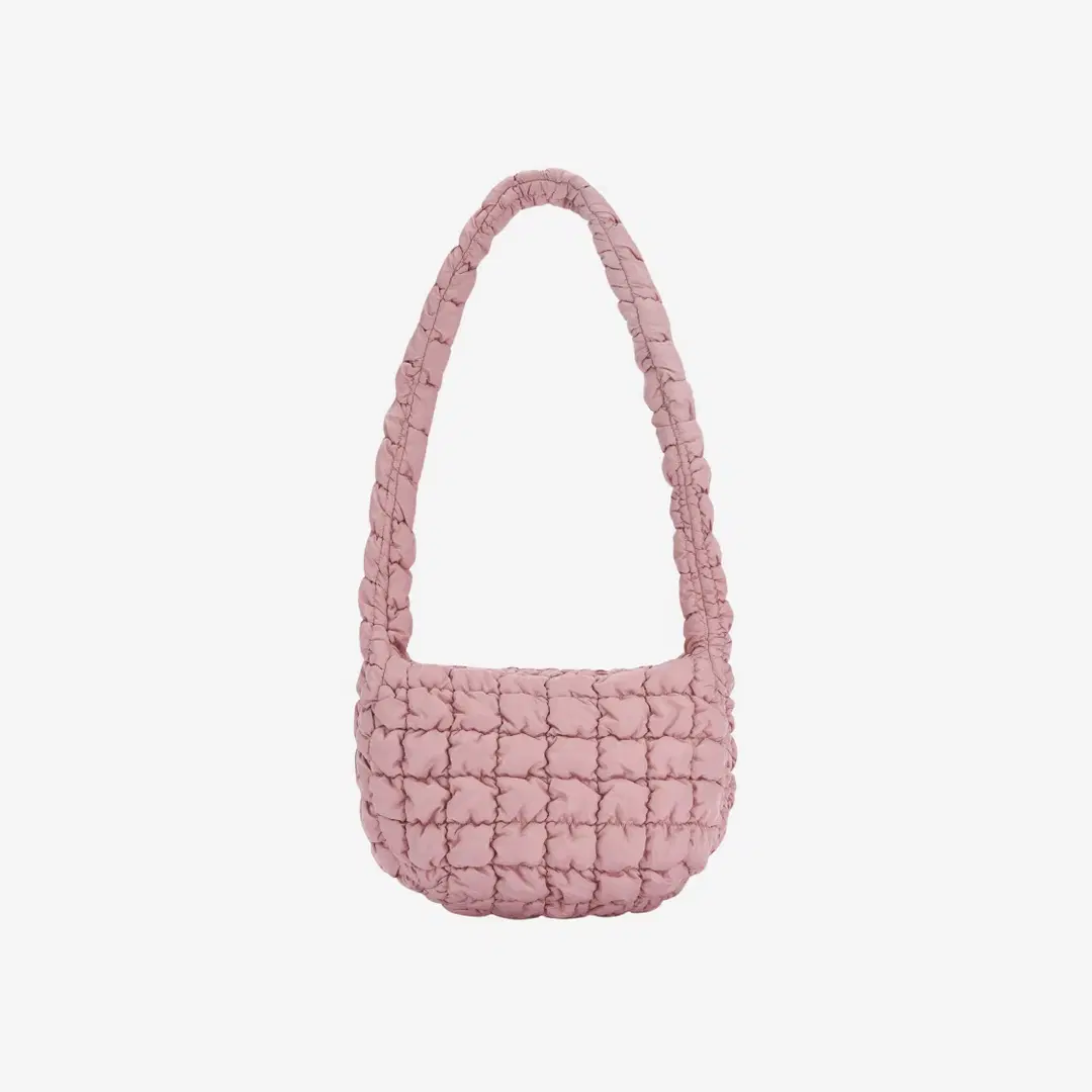 COS COS Quilted Messenger Bag Pink