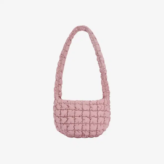 COS COS Quilted Messenger Bag Pink - view 2