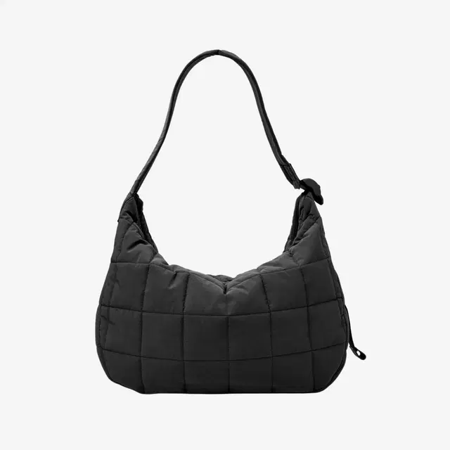 COS COS Quilted Messenger Bag Ripstop Black - view 1