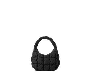Buy Cos Quilted Micro Bag In Cotton Canvas Black at Sasom – Authentic and Ready to Ship