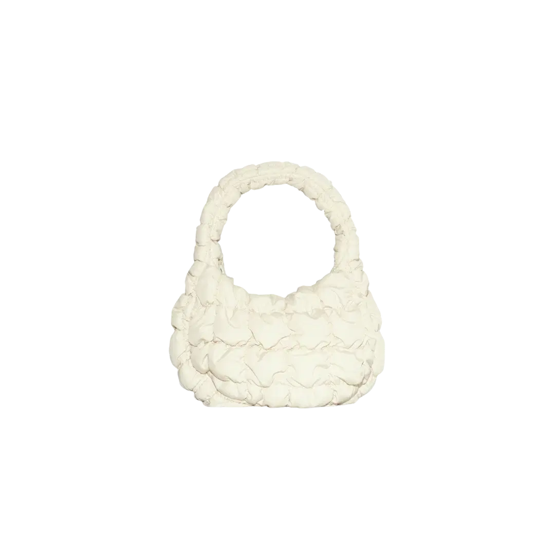 COS COS Quilted Micro Bag Off White
