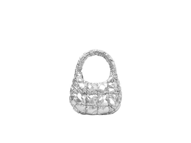 COS COS Quilted Micro Bag Silver - view 1