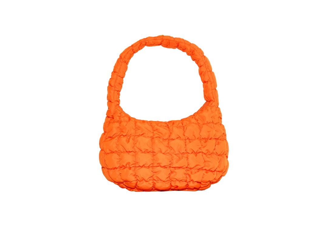 COS COS Quilted Mini Bag Bright Orange