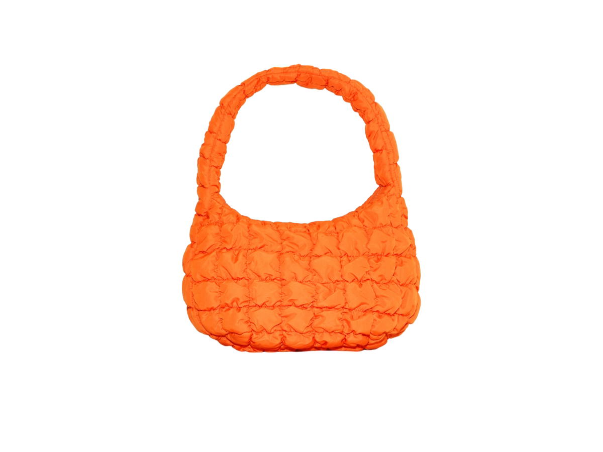 COS COS Quilted Mini Bag Bright Orange