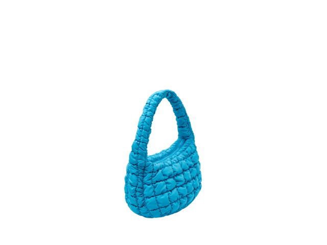 COS COS Quilted Mini Bag Bright Turquoise - view 2
