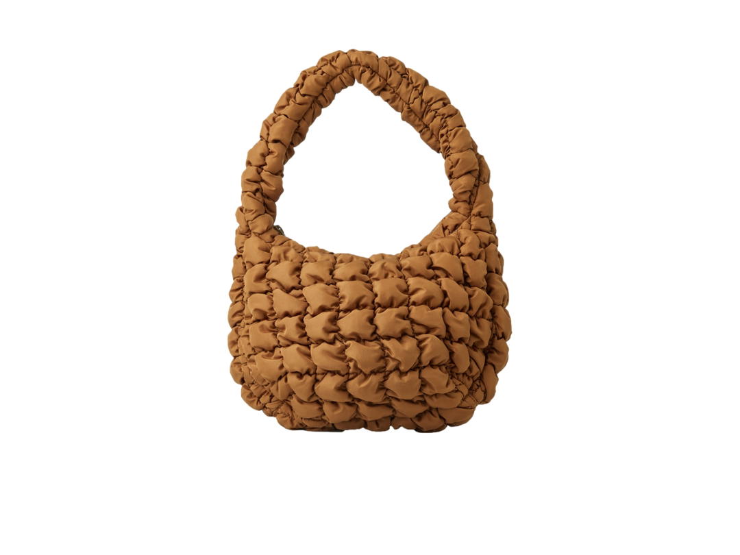 COS COS Quilted Mini Bag Brown