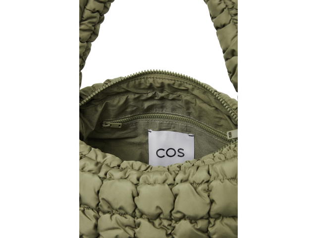 COS COS Quilted Mini Bag Khaki Green - view 3