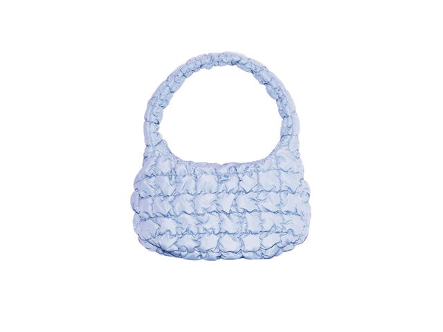 COS COS Quilted Mini Bag Light Blue - view 1