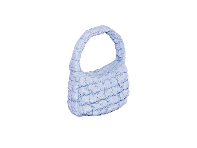 COS COS Quilted Mini Bag Light Blue - view 2