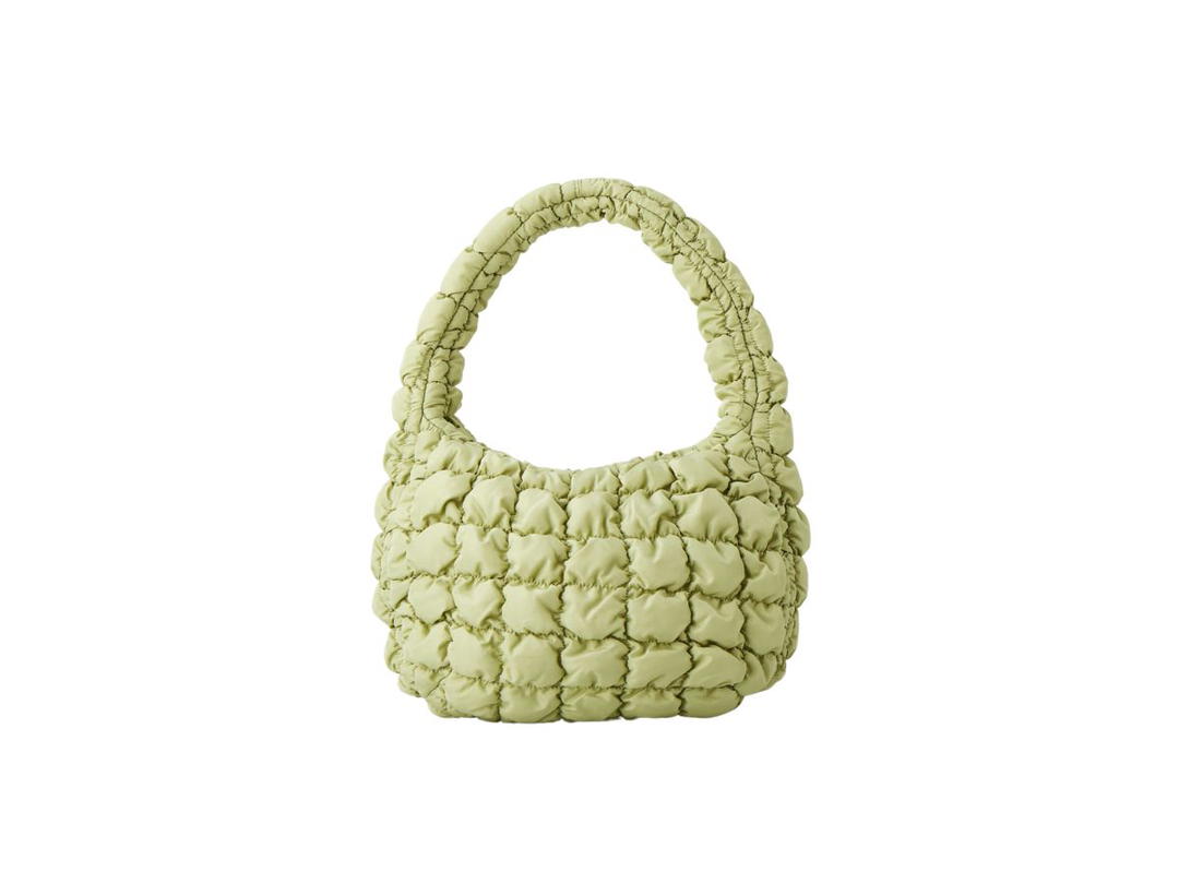 COS COS Quilted Mini Bag Light Green