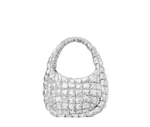 Buy COS Quilted Mini Bag Silver at Sasom – Authentic and Ready to Ship