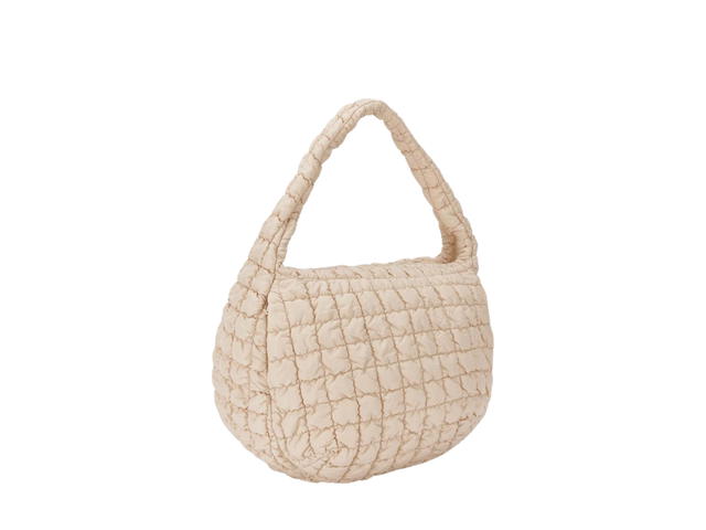 COS COS Quilted Oversized Shoulder Bag Beige - view 2