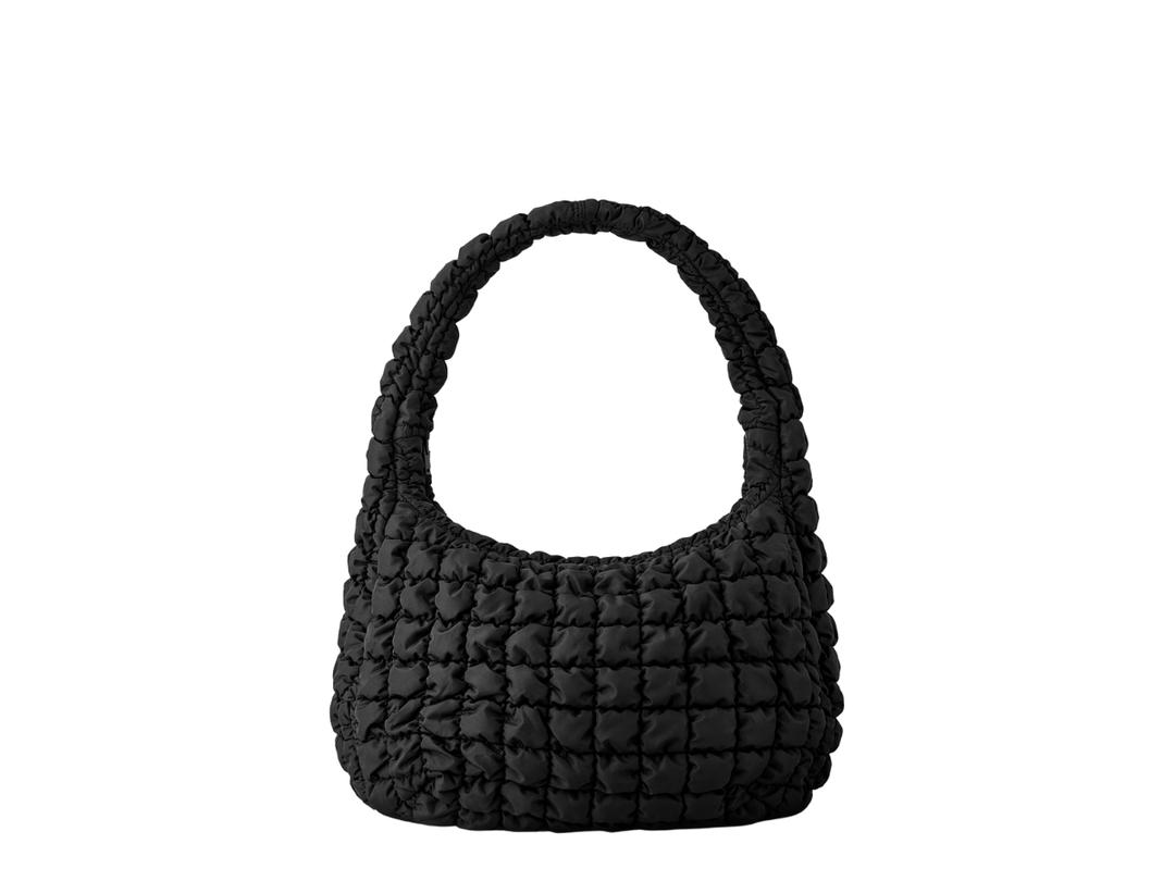 COS COS Quilted Oversized Shoulder Bag Black