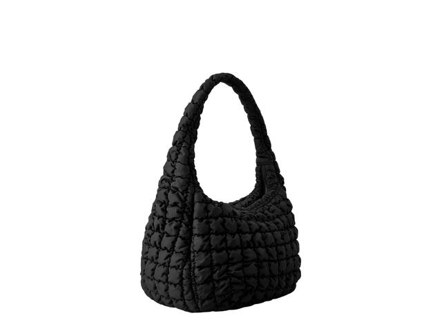 COS COS Quilted Oversized Shoulder Bag Black - view 2