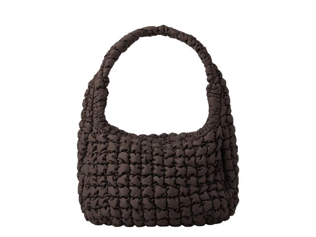 COS COS Quilted Oversized Shoulder Bag Brown - view 1