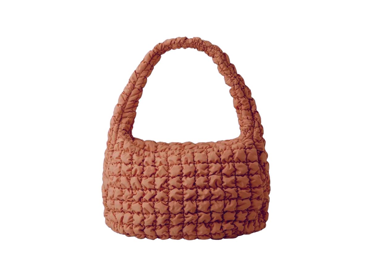 COS COS Quilted Oversized Shoulder Bag Pink Moroccan (Thailand Exclusive)