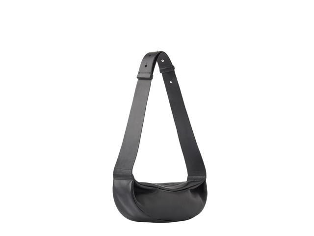 COS COS Swing Crossbody In Smooth-Grain Leather Black - view 3