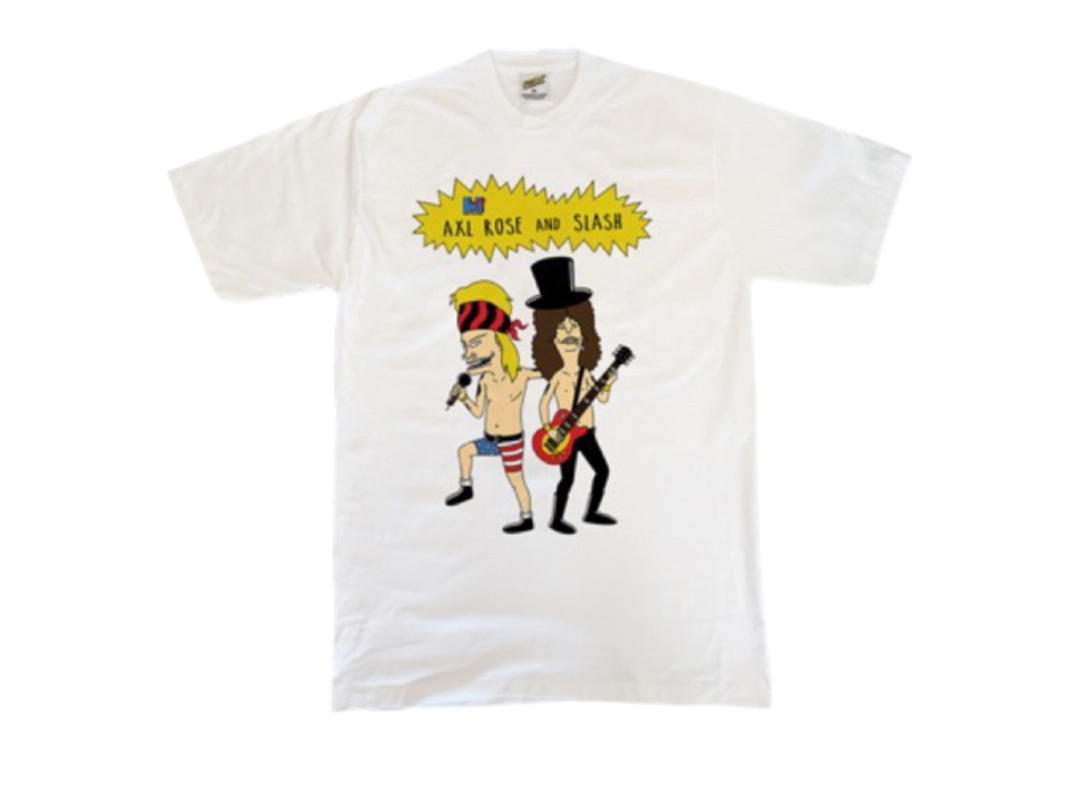 Cosmic Cosmic Axlrose & Slash Tee White