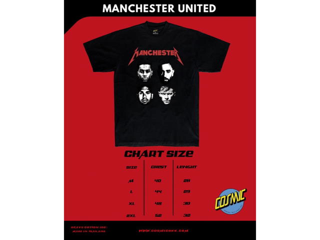 Cosmic Cosmic Manchester United Tee Red Black - view 5
