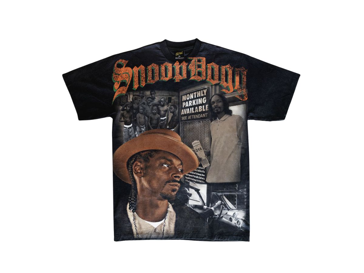 Cosmic Cosmic Snoop Dogg Rap Tee Black