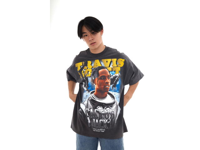 Cosmic Cosmic Travis Scott Rap Tee Black - view 3