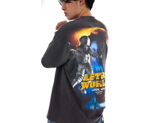 Cosmic Cosmic Travis Scott Rap Tee Black - view 4