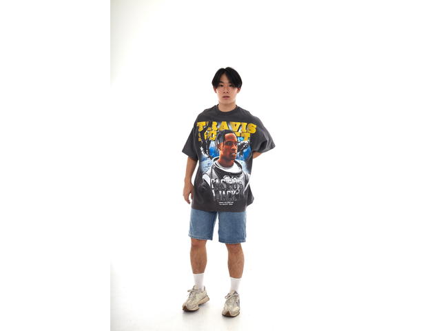Cosmic Cosmic Travis Scott Rap Tee Black - view 5