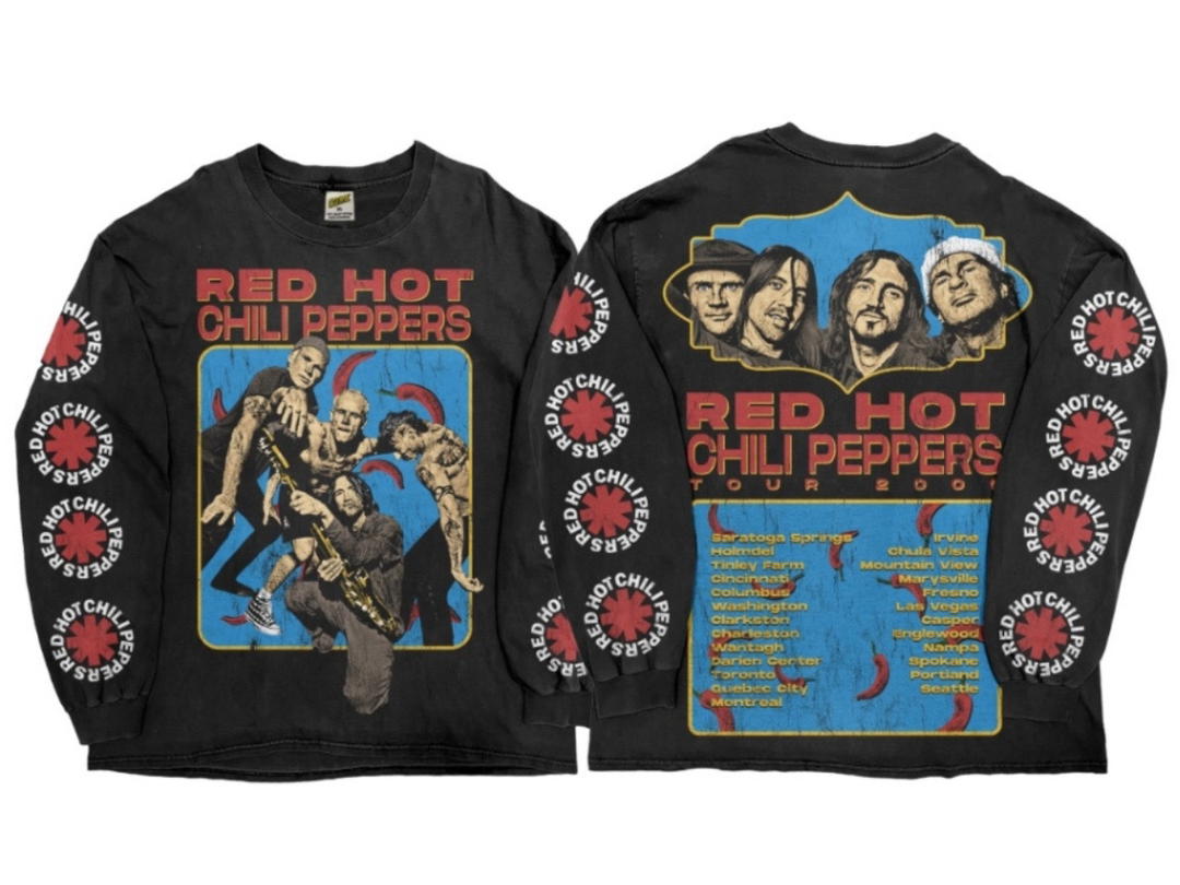 Cosmic Cosmic  Red Hot Chili Peppers Long sleeve Tee
