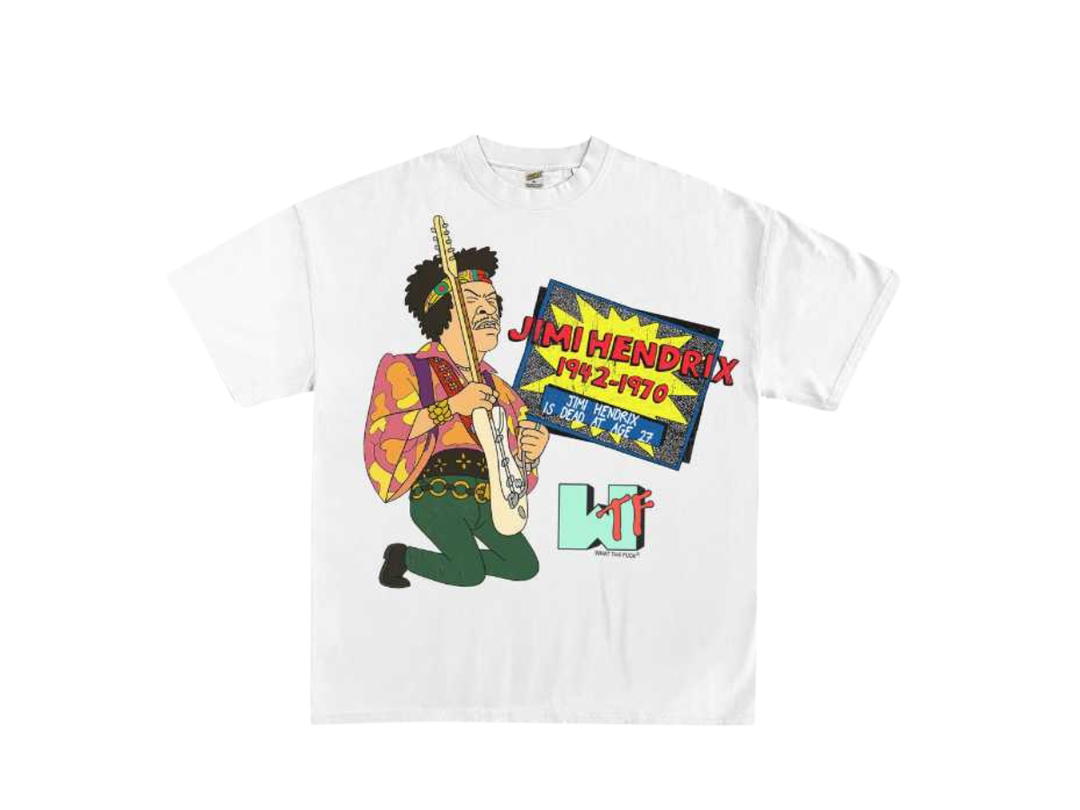 Cosmic Cosmic Jimi Hendrix Tee (White)