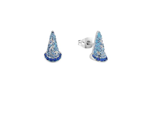Couture Kingdom Couture Kingdom Disney Fantasia Sorcerer's Hat Stud Earrings White Gold - view 1