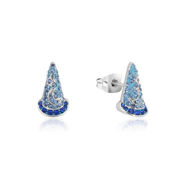 Couture Kingdom Couture Kingdom Disney Fantasia Sorcerer's Hat Stud Earrings White Gold - view 3