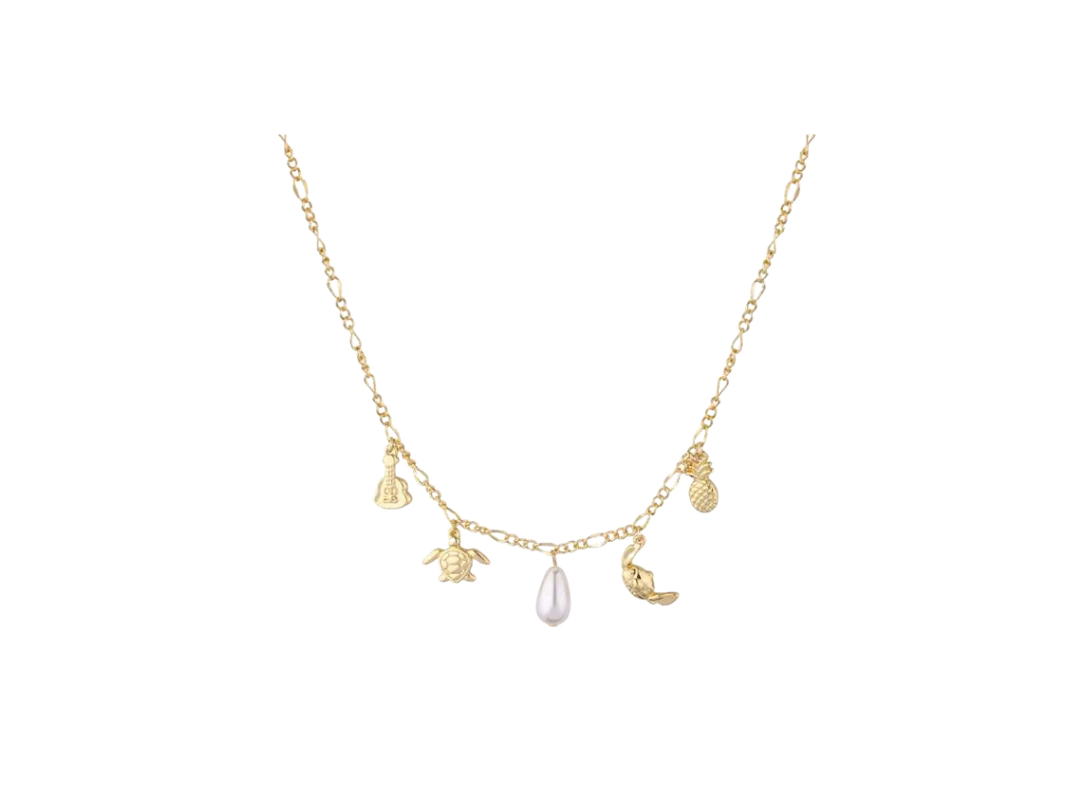 Couture Kingdom Couture Kingdom Disney Stitch Charm Necklace Gold