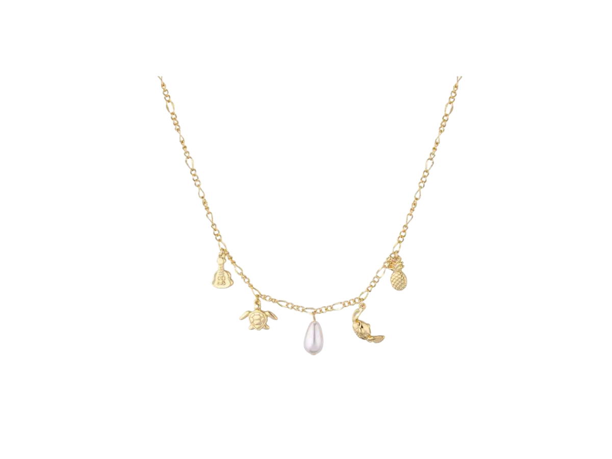 Couture Kingdom Couture Kingdom Disney Stitch Charm Necklace Gold