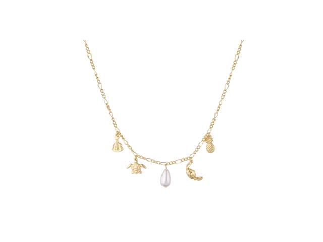 Couture Kingdom Couture Kingdom Disney Stitch Charm Necklace Gold - view 1