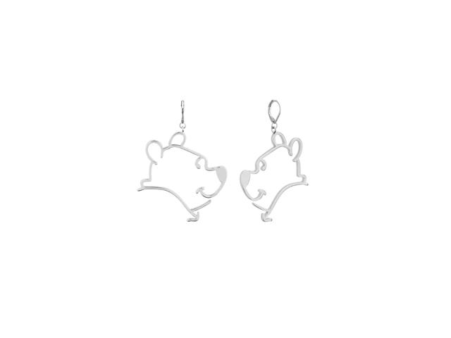 Couture Kingdom Couture Kingdom Disney Winnie the Pooh Outline Drop Earrings - view 1