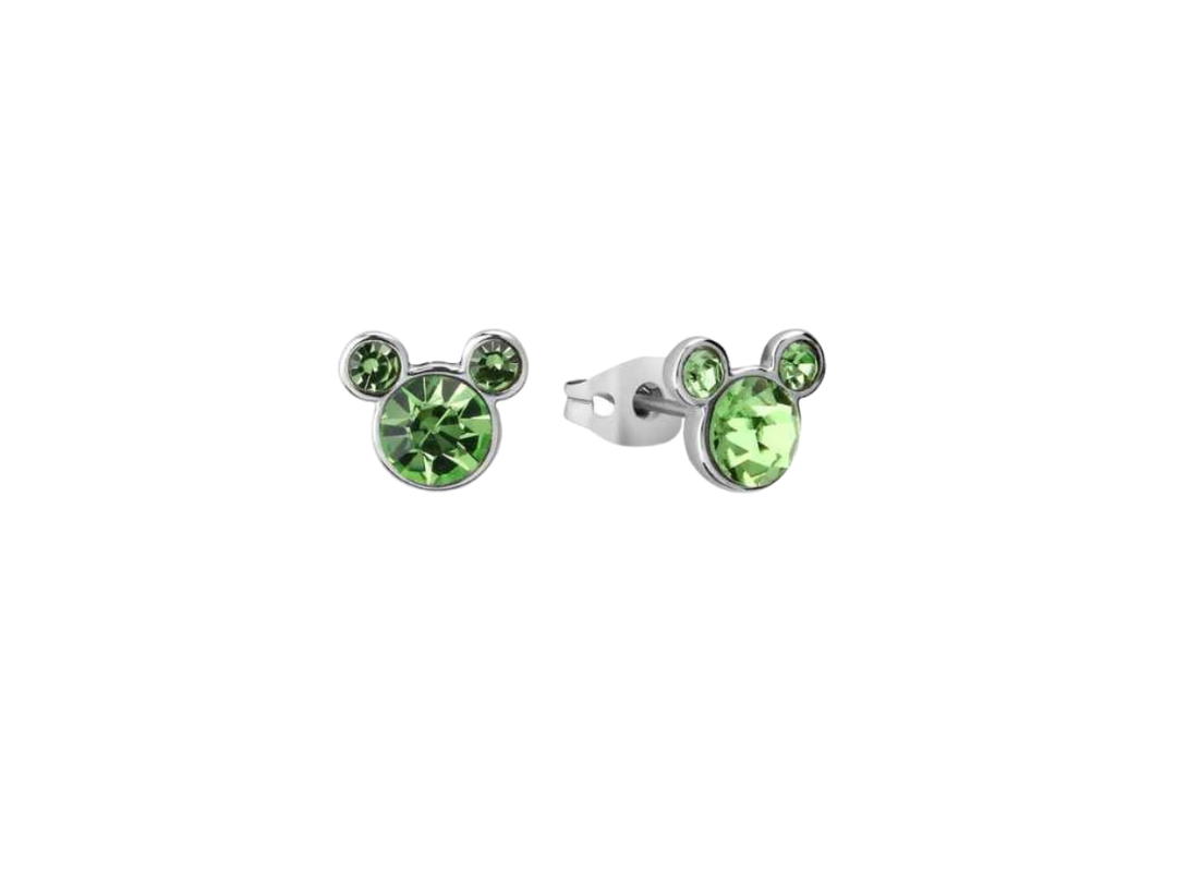Couture Kingdom Couture Kingdom ECC Disney Mickey August Birthstone Stud Earrings