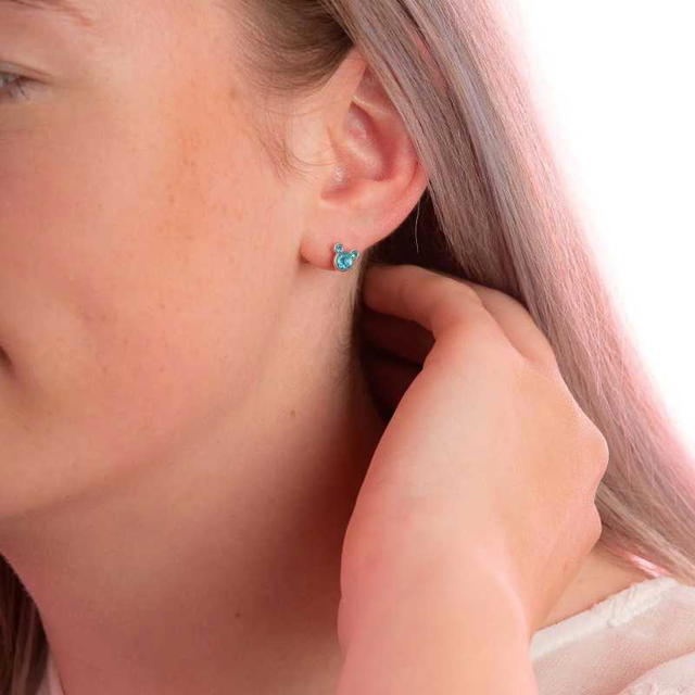 Couture Kingdom Couture Kingdom ECC Disney Mickey May Birthstone Stud Earrings - view 2