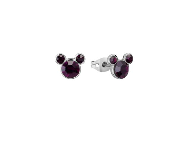 Couture Kingdom Couture Kingdom ECC Disney Mickey Mouse February Birthstone Stud Earrings - view 1
