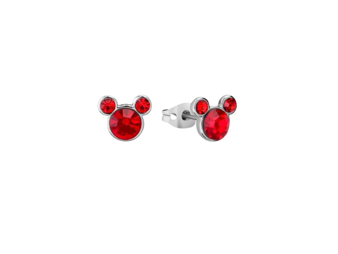Couture Kingdom Couture Kingdom ECC Disney Mickey Mouse July Birthstone Stud Earrings