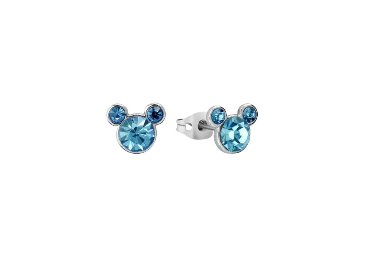 Couture Kingdom Couture Kingdom ECC Disney Mickey Mouse March Birthstone Stud Earrings