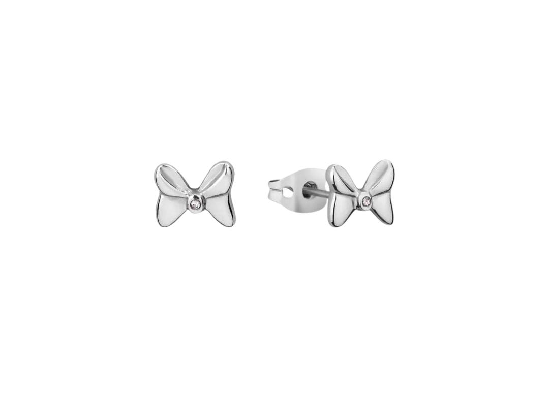 Couture Kingdom Couture Kingdom ECC Disney Minnie Mouse Bow Crystal Stud Earrings