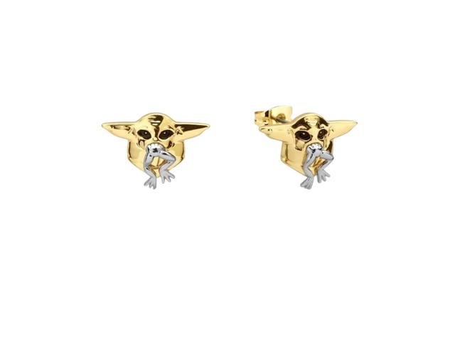 Couture Kingdom Couture Kingdom Precious Metal Star Wars Grogu Snack Stud Earrings - view 1