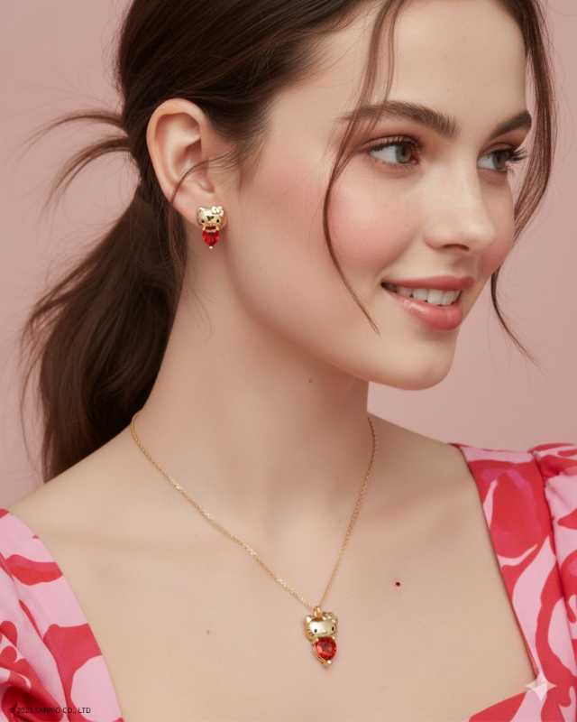 Couture Kingdom Couture Kingdom Sanrio Hello Kitty April Birthstone Necklace - view 3